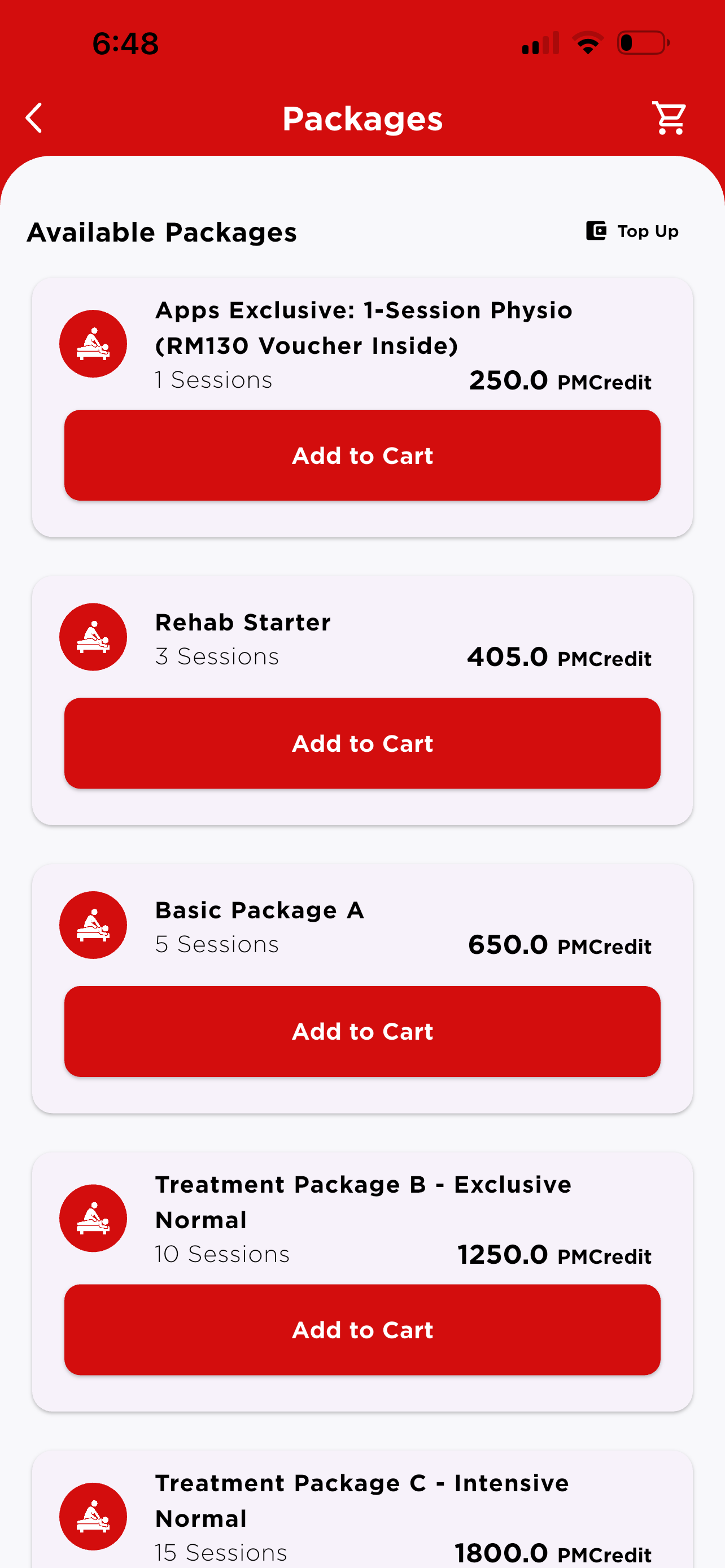 Packages list