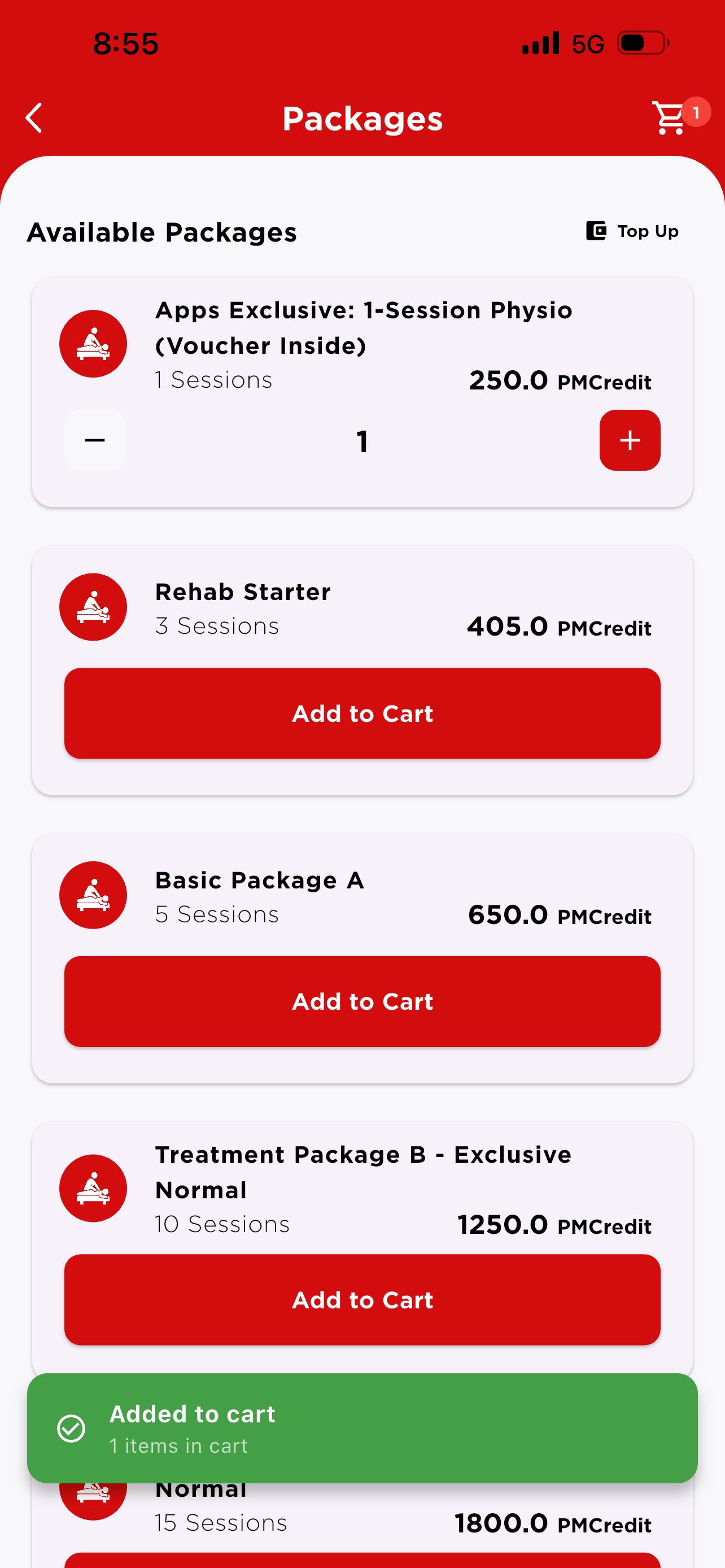 Checkout — voucher