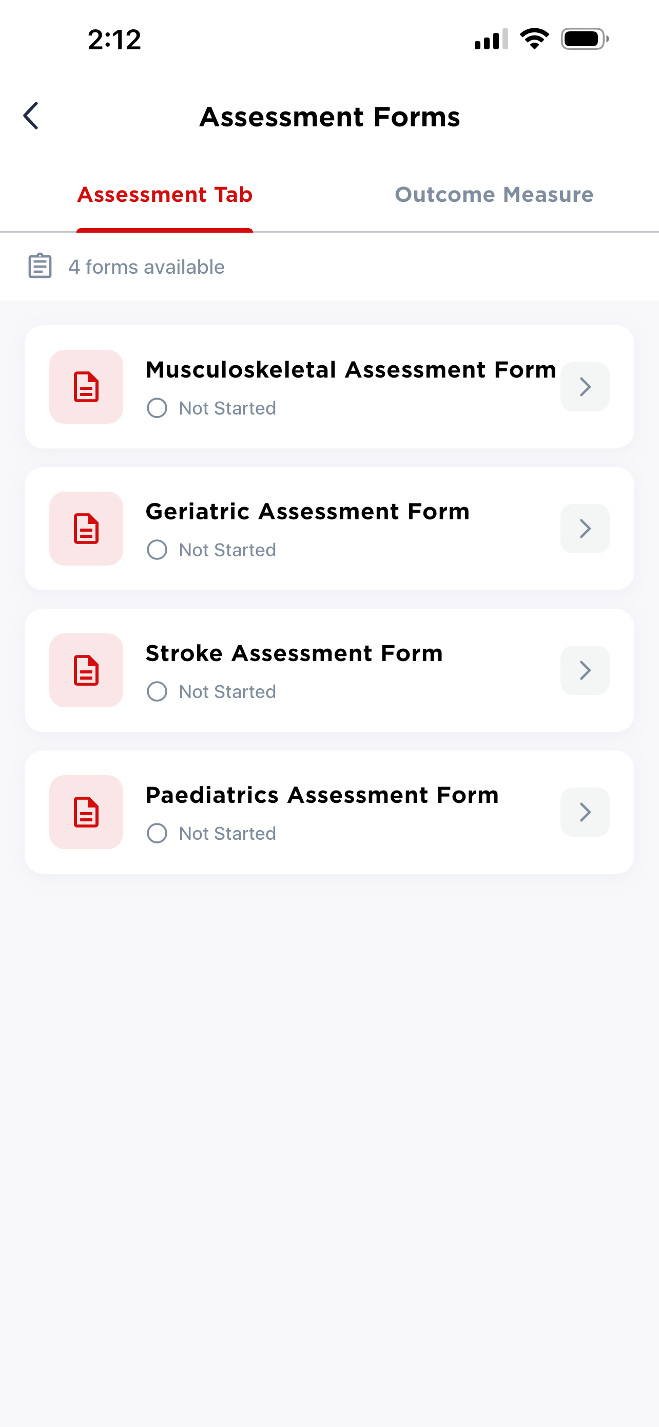 Keep records organised in the Physiomobile partner app