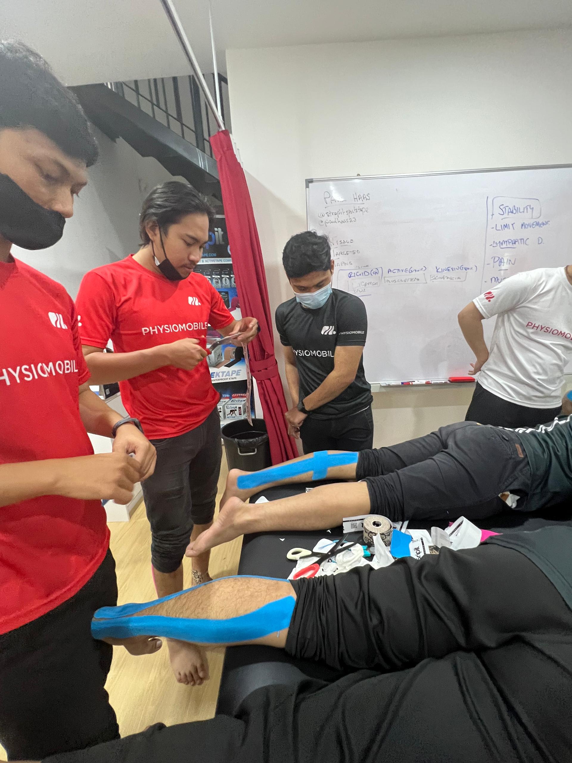 Physiomobile clinical taping training